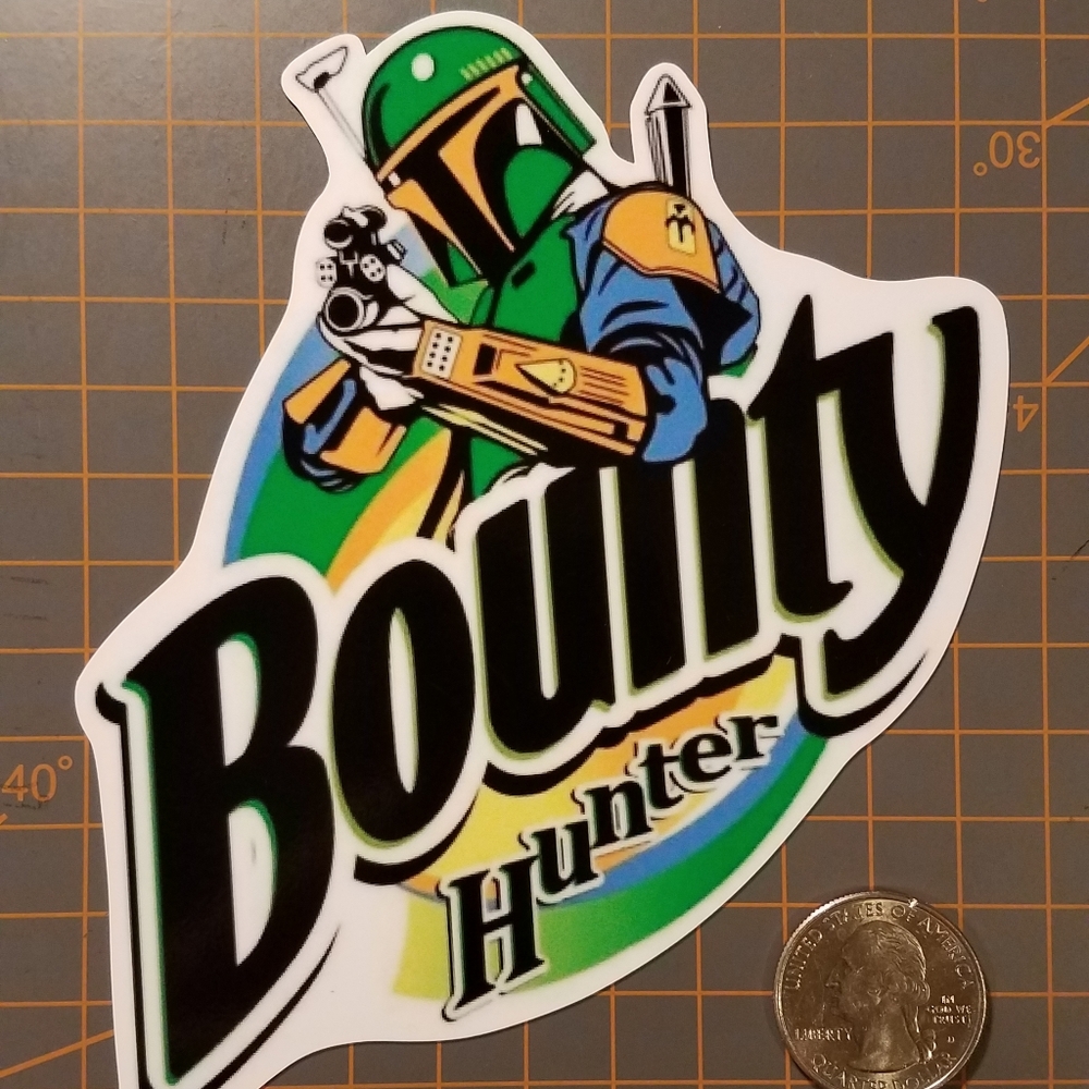 Star Wars Bounty Sticker Mandalorian Fett